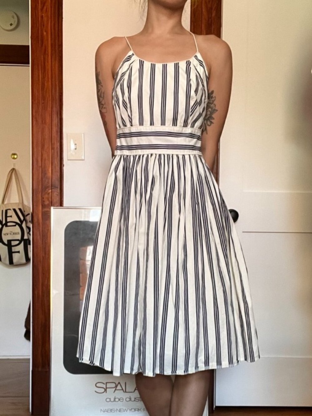 Striped Spaghetti Strap Sundress